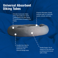 Universal Absorbent Diking Tubes