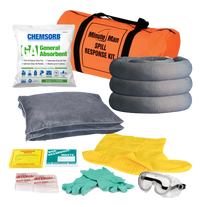 Minute Man Heavy Duty Spill Containment Kit, with 7.5 Pick-Up Capacity