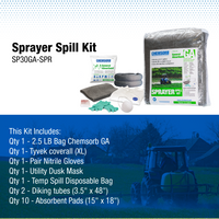 Sprayer Spill Response Kit, 5.5 Gallons Pick-Up Capacity